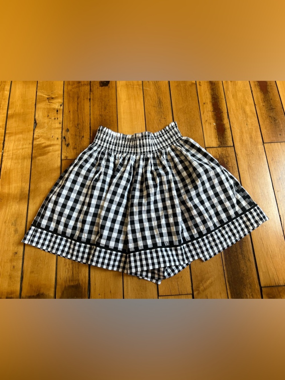 Hunter bell gingham shorts